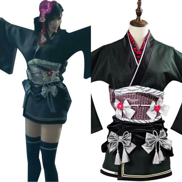 Remake Tifa Lockhart Dress Cosplay Costume