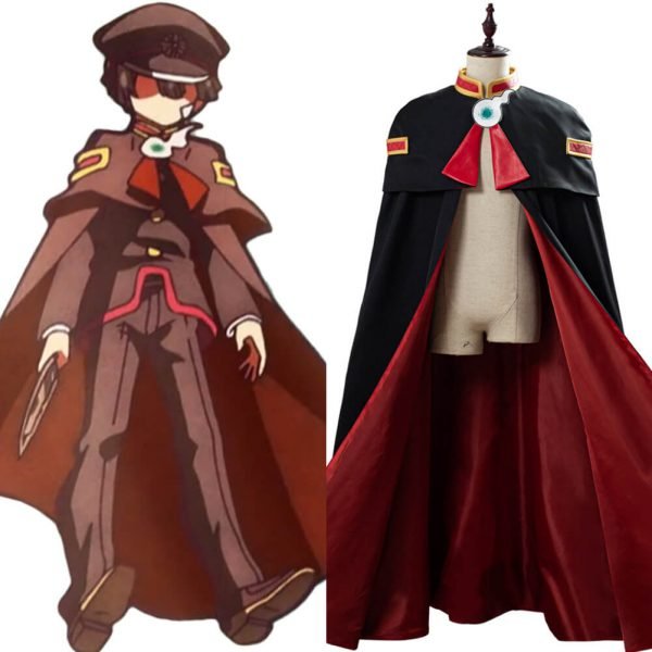 Hanako-kun Costume Cape Cloak Robe Coat-05