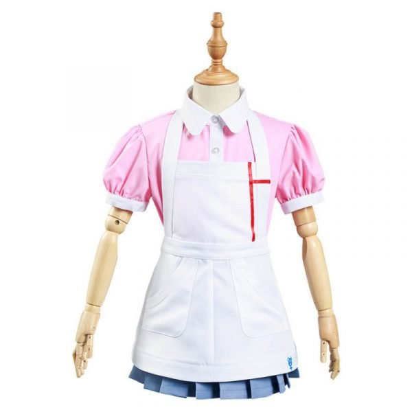 Danganronpa-2-Goodbye-Despair-Mikan-Tsumiki-Cosplay-Costume-Kids-Children-Shirt-Skirt-Outfits-Halloween-Carnival-Suit(1)