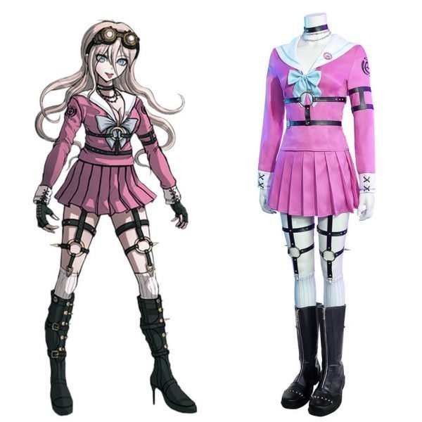 Danganronpa-V3-Killing-Harmony-Miu-Iruma-Cosplay-Costume-Women-Dress-Outfits-Halloween-Carnival-Suit