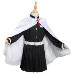 Demon-Slayer-Kimetsu-no-Yaiba-Tsuyuri-Kanawo-Cosplay-Costume-Kids-Girls-Skirt-Cloak-Outfits-Halloween-Carnival