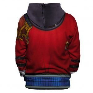 Final Fantasy FF Auron Cosplay Hoodie Adult Hooded for Men-01