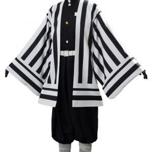 Obanai Cosplay Costume Uniform Outfit Kimono-03