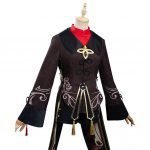 Genshin-Impact-HuTao-Cosplay-Costume-Outfit-Dress-Halloween-Carnival-Suit