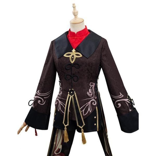 Genshin Impact HuTao Cosplay Costume Outfit Dress