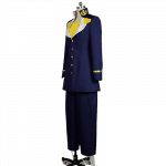 JoJo’s Bizarre Adventure Higashikata Josuke Men Outfit Suit Cosplay Costume (1)