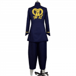 JoJo’s Bizarre Adventure Higashikata Josuke Men Outfit Suit Cosplay Costume (1)
