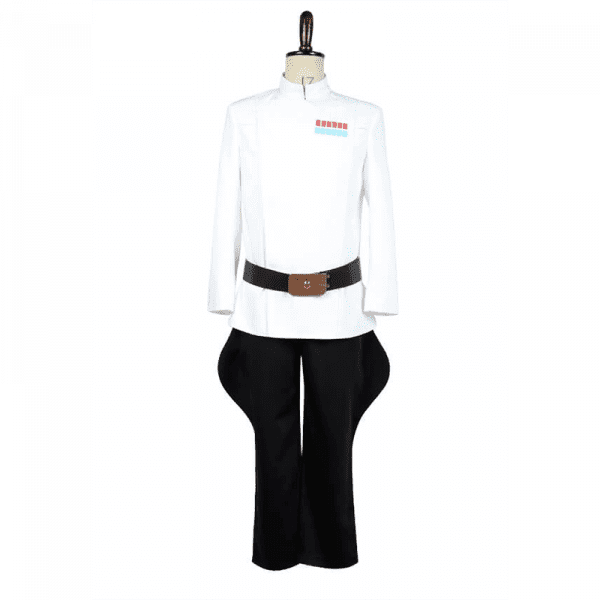 Rogue One A Star Cosplay Story Director Krennic Officer Costume Outfit White Suits (2)