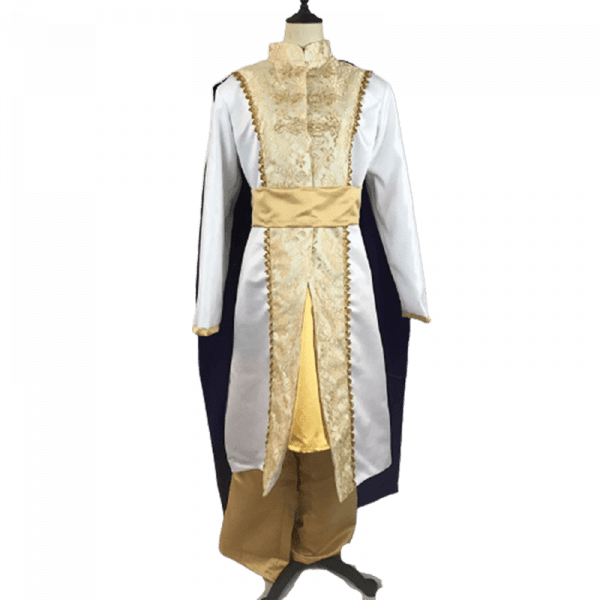 Aladdin Prince Princess Jasmine Lovers Cosplay Costume Dress Coat (2)