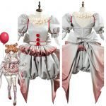 Pennywise Horror The Clown Costume Outfit for Women Girls