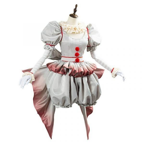 Pennywise Horror The Clown Costume Outfit for Women Girls
