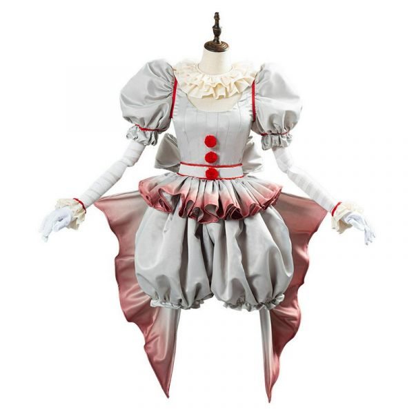 Pennywise Horror The Clown Costume Outfit for Women Girls