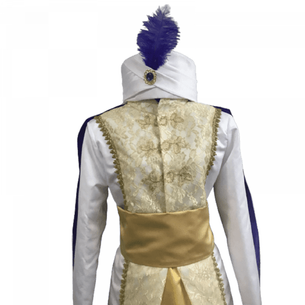 Aladdin Prince Princess Jasmine Lovers Cosplay Costume Dress Coat (4)-4