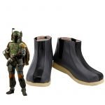 Star Cosplay Wa Boba Fett Cosplay Shoes Boots Leather Custom Made