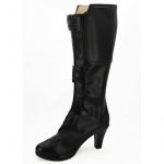Natasha Romanoff Cosplay Shoes Adult Women Black High Top Boots Halloween Cosplay Shoes (1)