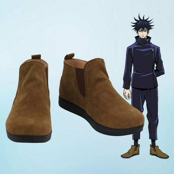 Anime Jujutsu Kaisen Fushiguro Megumi Cosplay Shoes