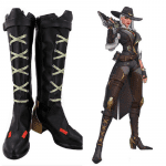 OW Ashe Elizabeth Caledonia Calamity Cosplay Boots Shoes