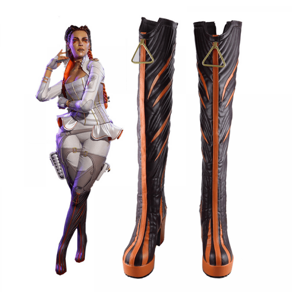 Game Loba Cosplay Boots Shoes Halloween High Heel