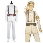 Shingeki No Kyojin S4 Marley Eldian White Uniform Costume