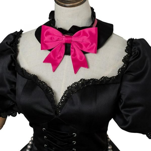 D.VA Hana Song Black Cat Officer Dress