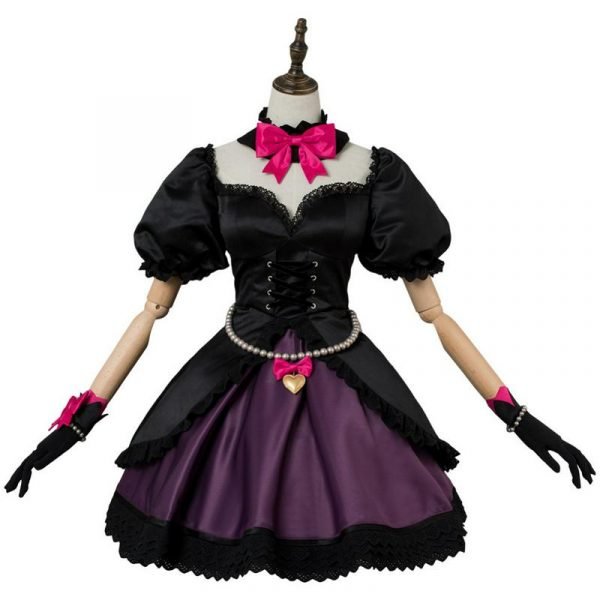 D.VA Hana Song Black Cat Officer Dress