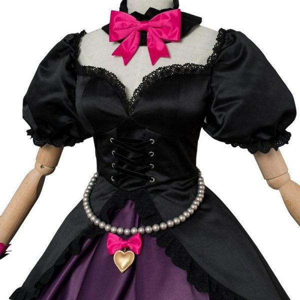 D.VA Hana Song Black Cat Officer Dress