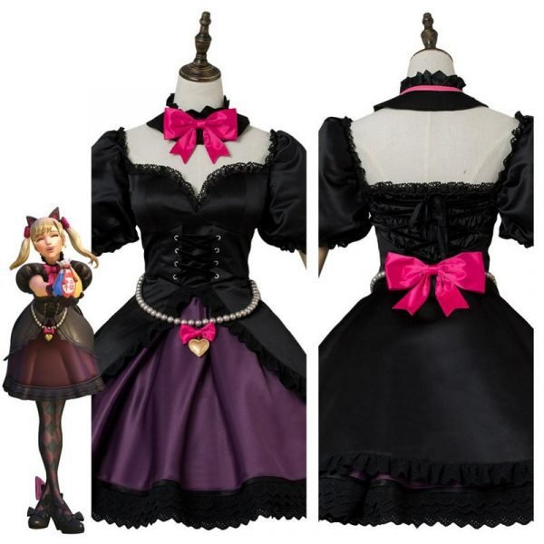 D.VA Hana Song Black Cat Officer Dress
