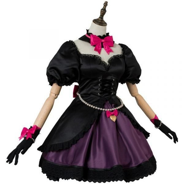 D.VA Hana Song Black Cat Officer Dress