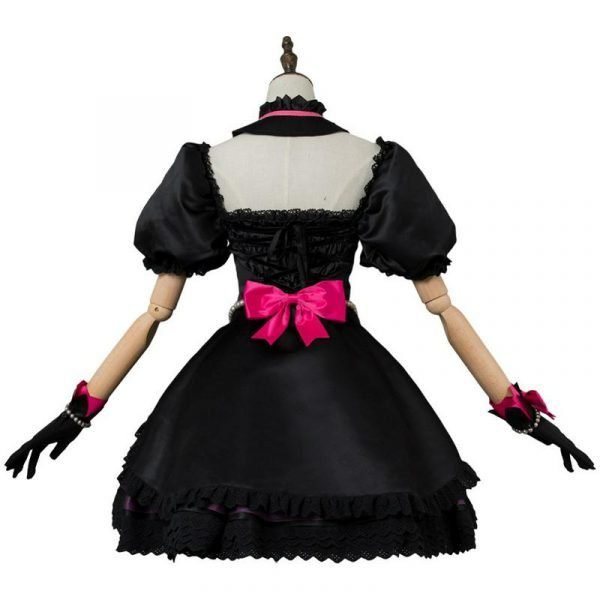 D.VA Hana Song Black Cat Officer Dress