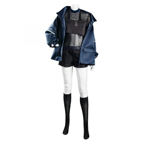 LOL KDA Groups Akali The Rogue Assassin Cosplay Costume Coat Vest Outfits
