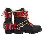 Pomefiore Epel Felmier Cosplay Black Red Boots Custom Made