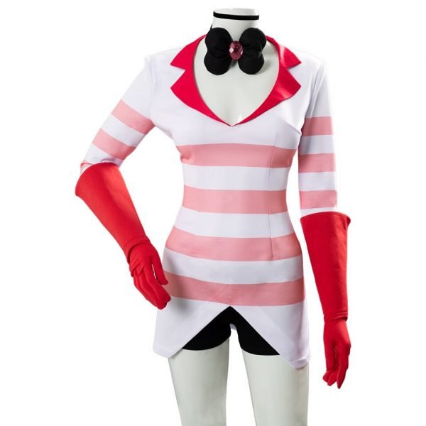 Hazbin Cosplay Hotel Dust Dress Angel Cosplay Costume