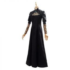 Yennefer Cosplay Party Dress Black Long
