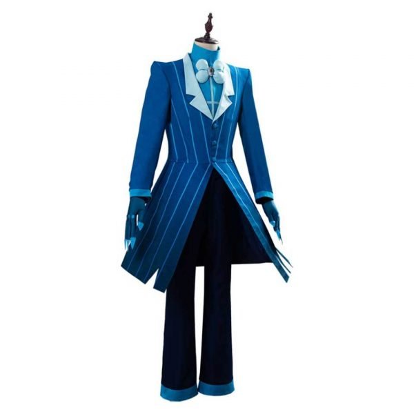 Hazbin Cosplay Hotel Costume ALASTOR 2P Uniform Full Suit