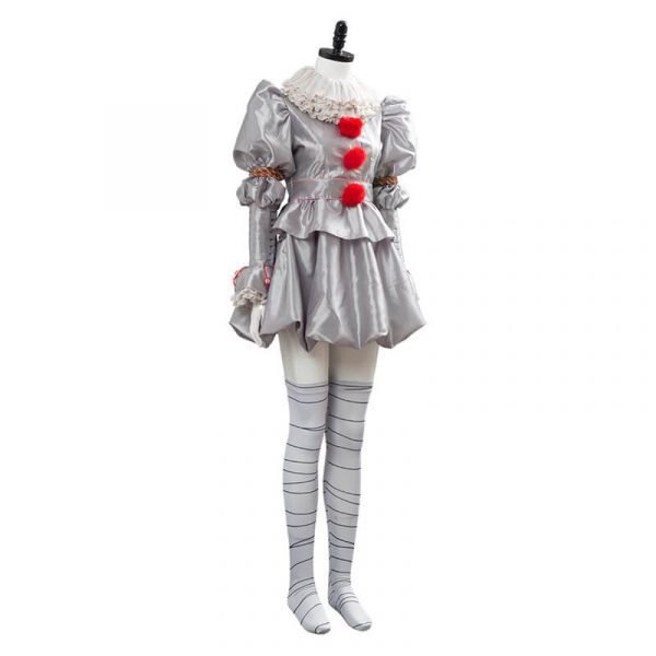 Adult Women IT 2 Pennywise Clown Cosplay Costume