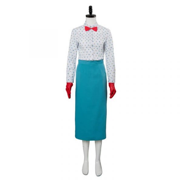 Mary Cosplay Poppins Returns Cosplay Mary Costume Poppins Dress Coat