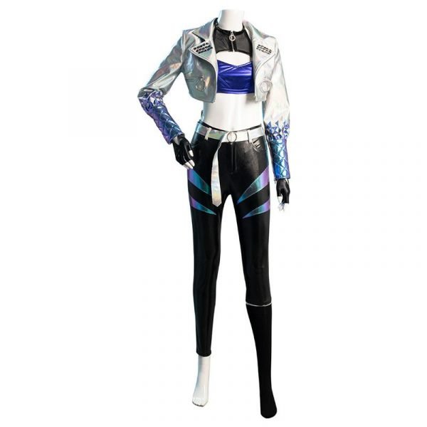 LOL KDA Groups Akali The Rogue Assassin Cosplay Costume Coat Vest Outfits