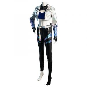 LOL KDA Groups Akali The Rogue Assassin Cosplay Costume Coat Vest Outfits