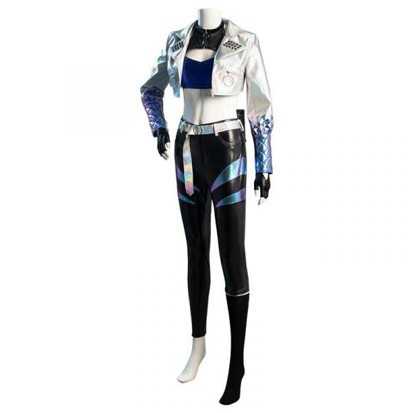 LOL KDA Groups Akali The Rogue Assassin Cosplay Costume Coat Vest Outfits