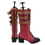 OW Ashe Cosplay PU Boots High Heel Shoes