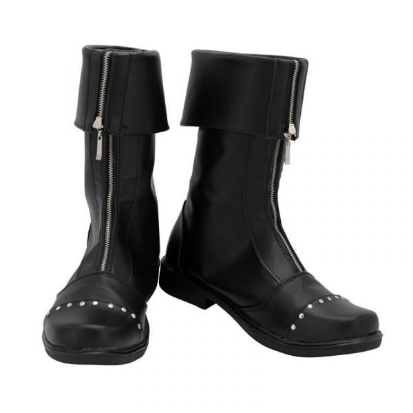 Cloud Strife Boots Cosplay Final Fantasy VII Cloud Strife Cosplay Boots Double Zipper Shoes