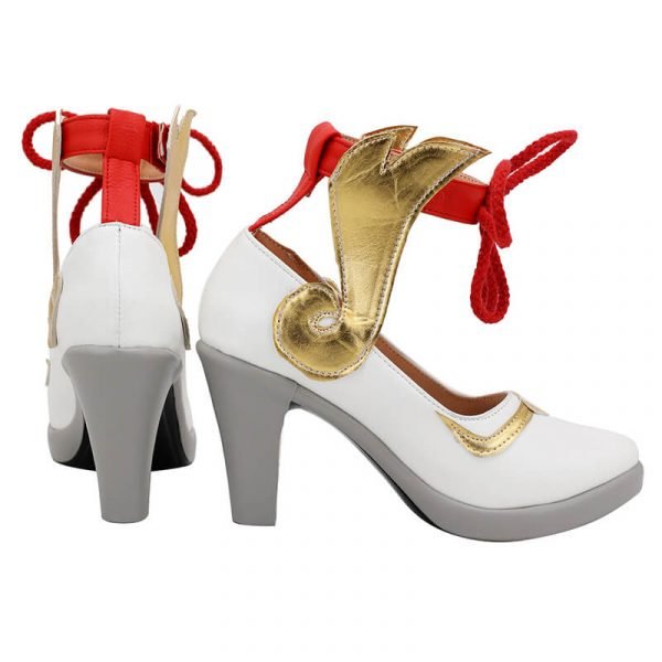 Game Genshin Impact Ganyu Cosplay Boots Shoes