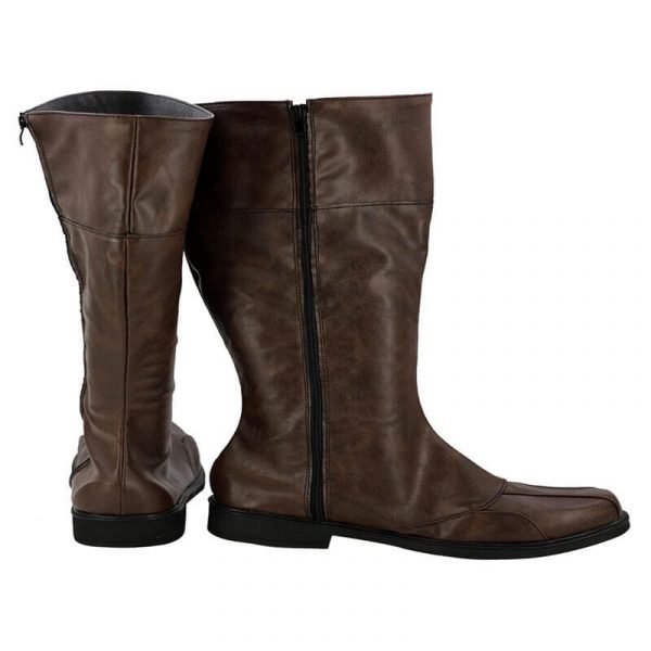 Malcolm Rhino Cosplay Boots Shoes PU Leather Shoes