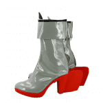Shoes Party Fancy Red Heel Boots