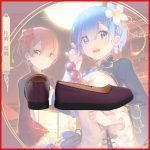 Re:Life in a different world from zero Rem Cosplay Shoes Boots