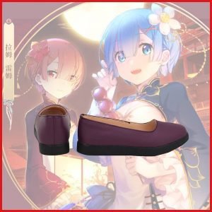 Re:Life in a different world from zero Rem Cosplay Shoes Boots
