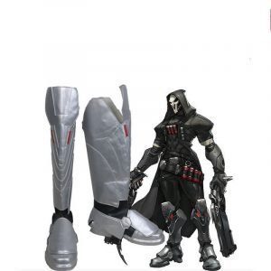 OW Cosplay Reaper Costume Gabriel Reyes Shoes Boots