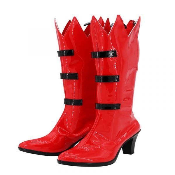 Underfell Papyrus Cosplay Boots High Heel Red Shoes