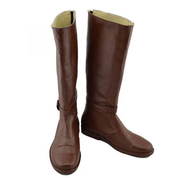 Star Cosplay Wars Jedi Knight Obi-Wan Kenobi Cosplay Leather Boots