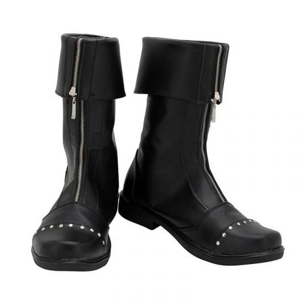 Cloud Strife Boots Cosplay Final Fantasy VII Cloud Strife Cosplay Boots Double Zipper Shoes